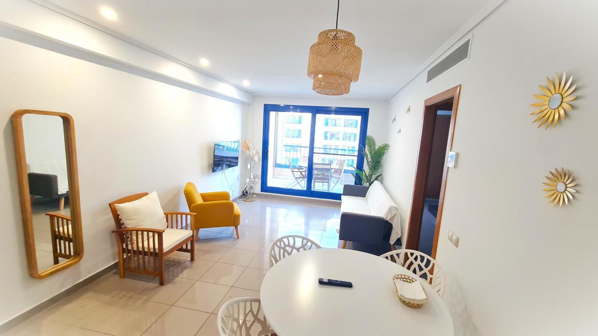 Beach Valencia Luxury D15-9 Apartment With Terrace And Sea Views With Two Rooms Экстерьер фото